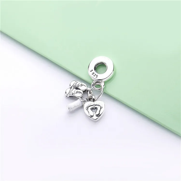 Pandora Tåteflaske og Sko Hengende Charm - 798106CZ