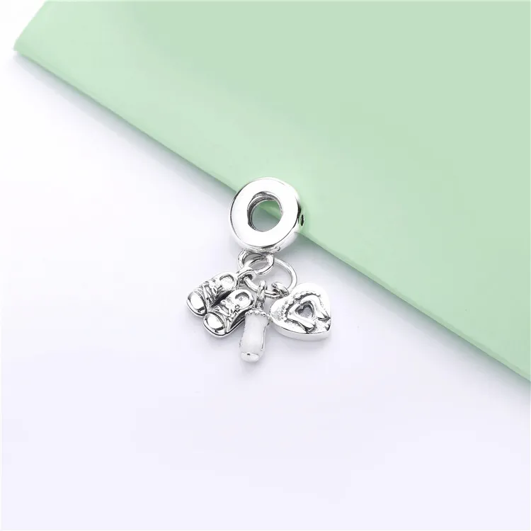 Pandora Tåteflaske og Sko Hengende Charm - 798106CZ