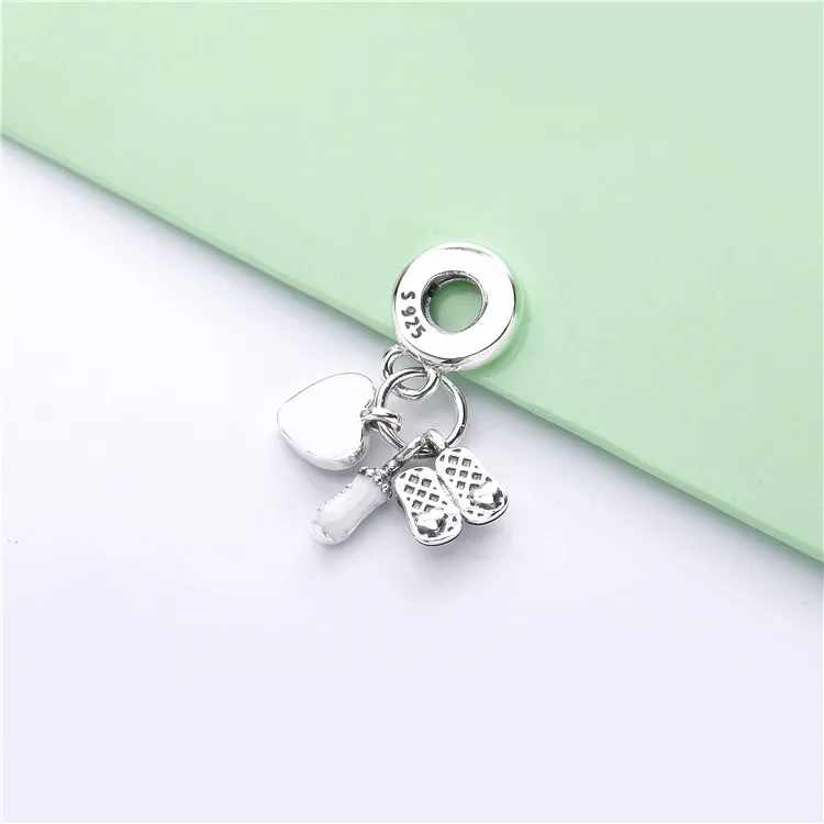 Pandora Tåteflaske og Sko Hengende Charm - 798106CZ