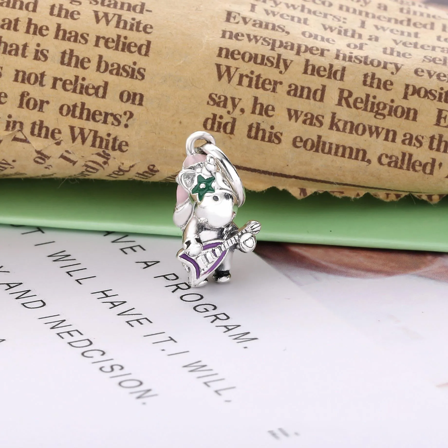 Pandora Bruno the Unicorn Punk Band hengende charm - 798320ENMX