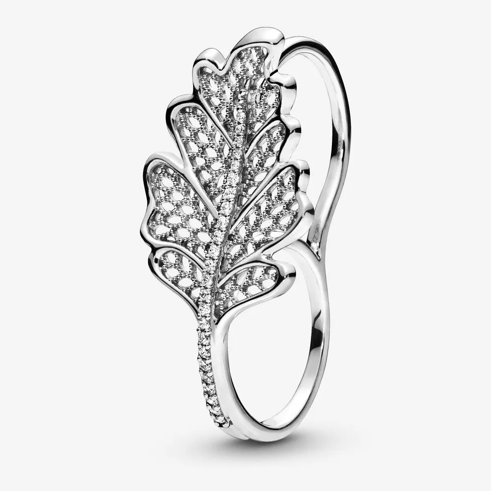 Pandora Oak Leaf dobbel ring - 198347CZ
