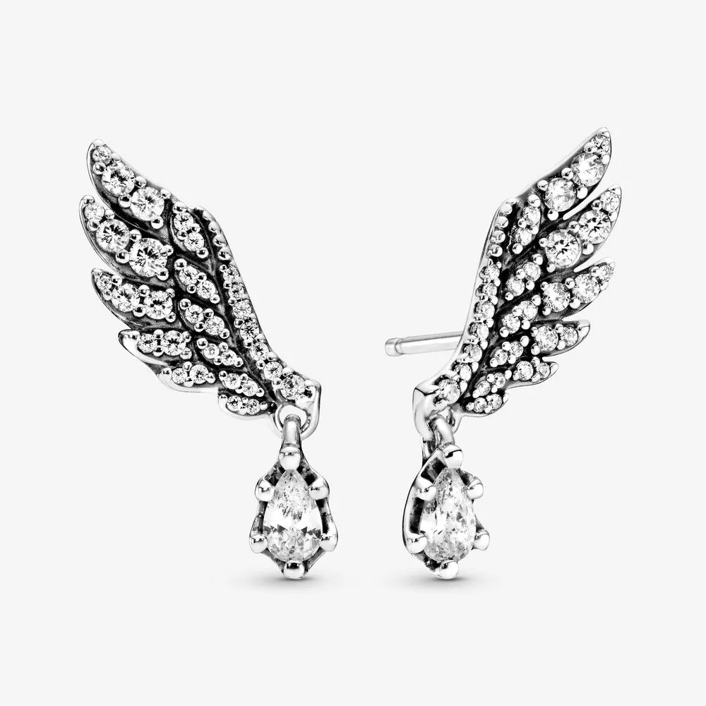 pandora dangling angel wing øredobber 298493c01
