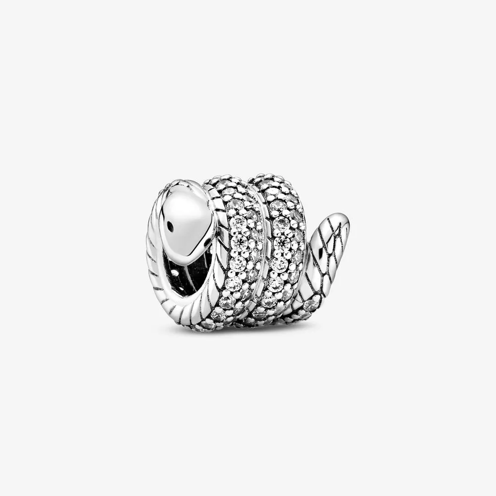 pandora funklende buktende slange charm 799099c01