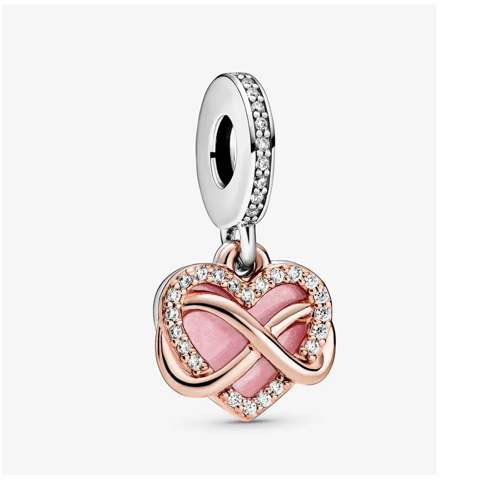 pandora funklende evighetshjerte hengende charm 788878c01