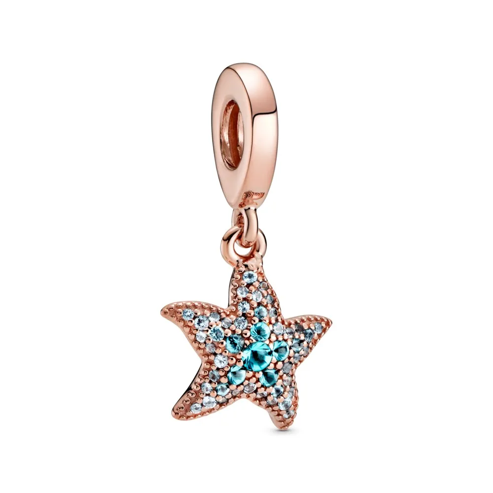 pandora funklende sjøstjerne hengende charm 788942c01