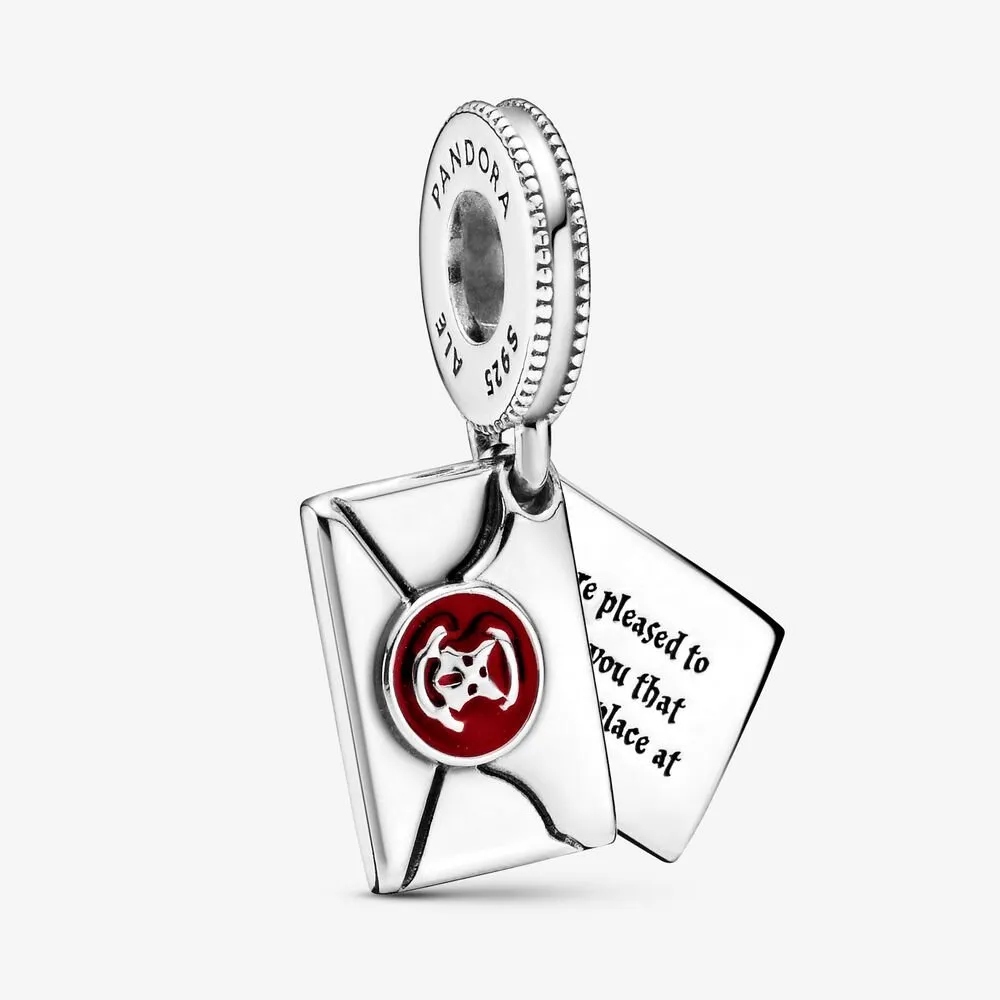 pandora harry potter opptaksbrev til galtvort hengende charm 799125c01