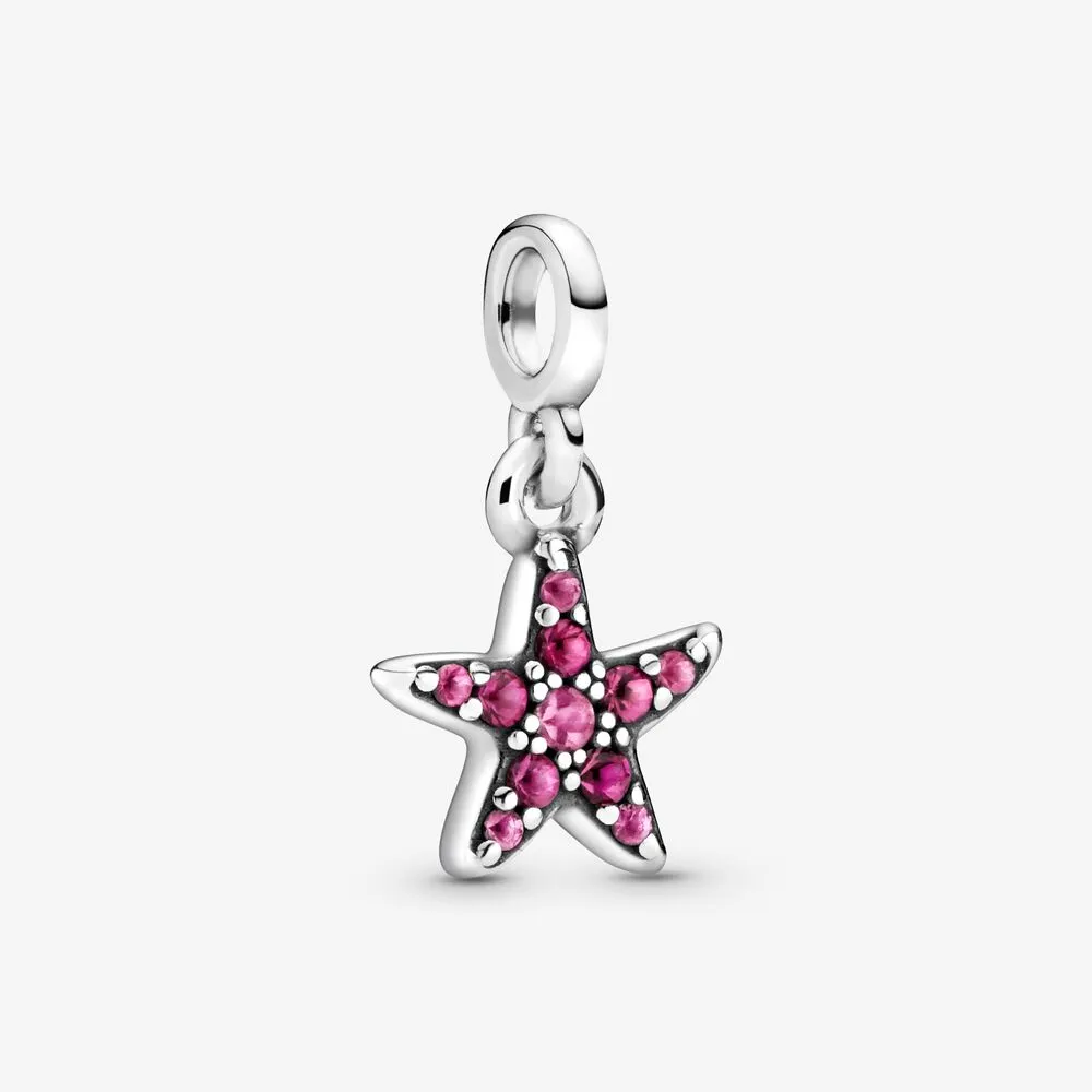pandora me rosa sjøstjerne mini hengende charm 799011c01