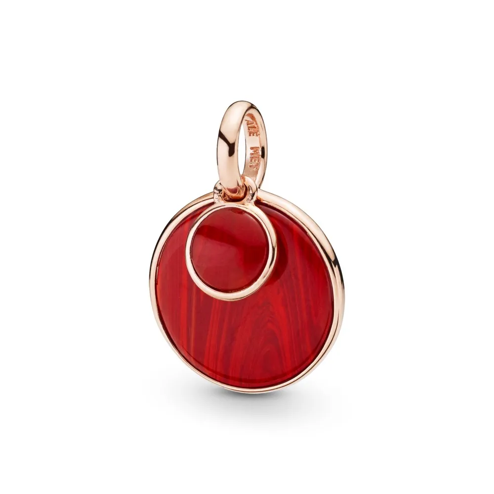 pandora rød murano glass pendel 388148rmu