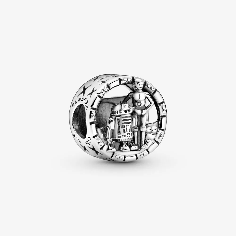 pandora star wars c 3po og r2 d2 åpen charm 799245c00