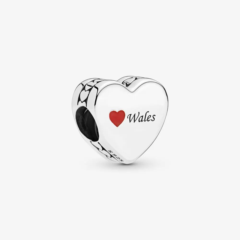 Pandora Wales silver charm with red enamel - 792015_E008