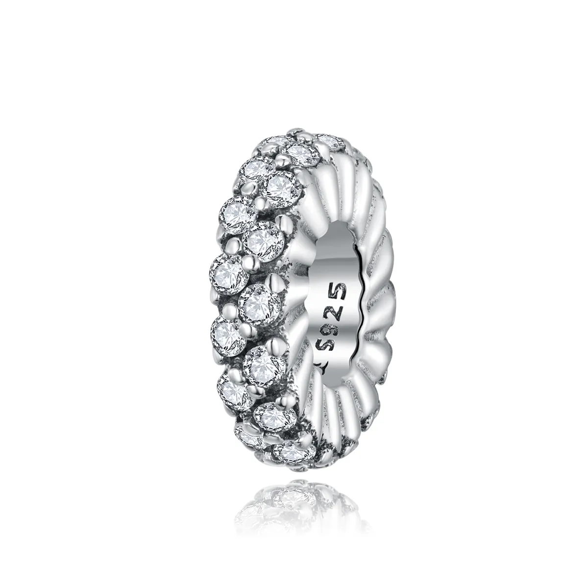 pandora style shining winter spacer scc1648