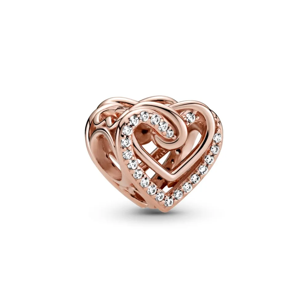 Pandora Funklende Sammenflettede Hjerter Charm - 789270C01