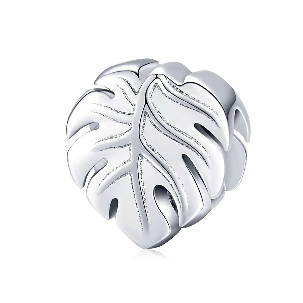 pandora style silver monstera charm bsc141