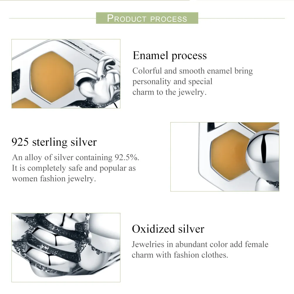 Pandora Style Sølv Bikube Charm - SCC500
