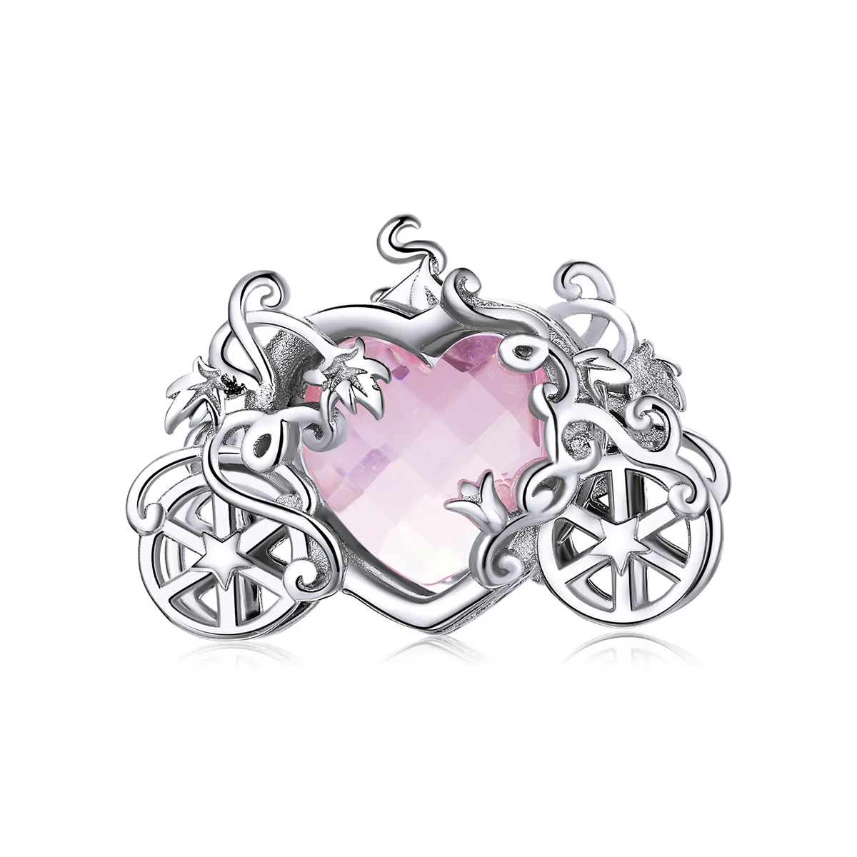 pandora style sølv magic carriage charm bsc412