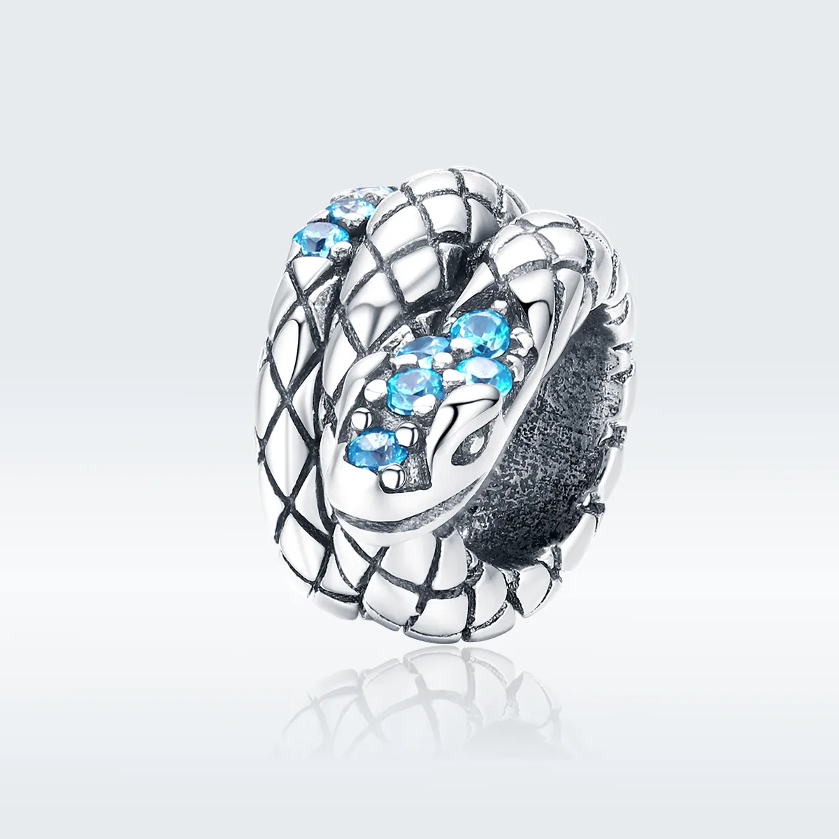 Pandora Style Sølv Retro Snake Charm - SCC1351