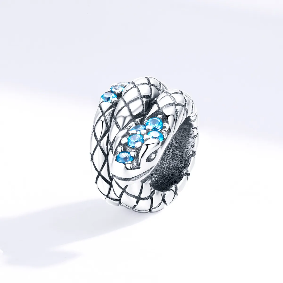 Pandora Style Sølv Retro Snake Charm - SCC1351