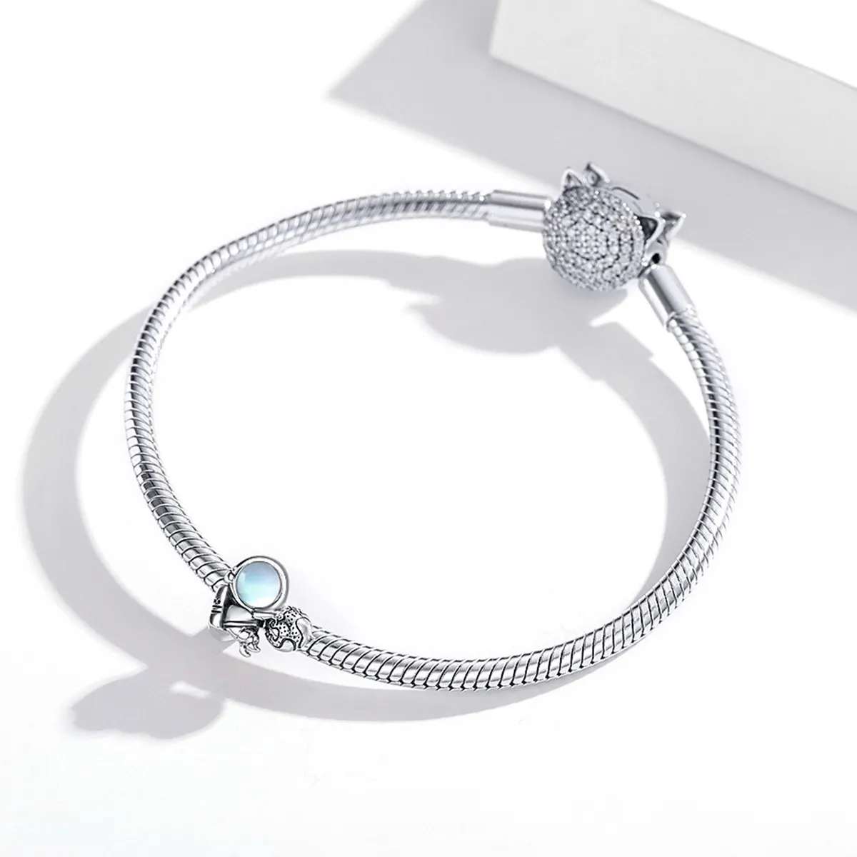 Pandora Style Sølv Space Walk Charm - SCC1694