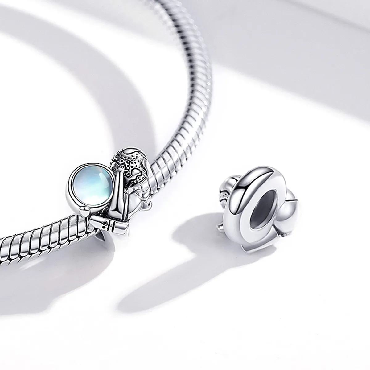 Pandora Style Sølv Space Walk Charm - SCC1694