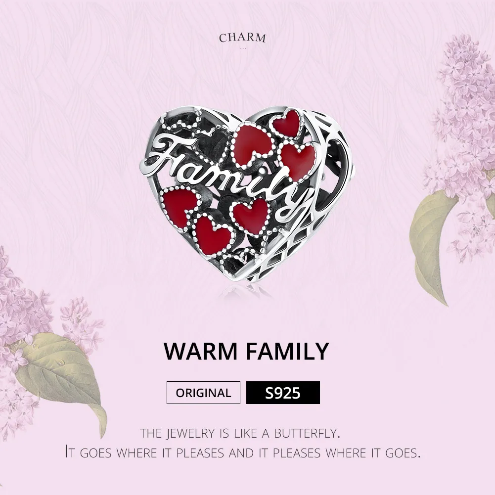 Pandora Style Sølv Varm Familie Charm - SCC1750