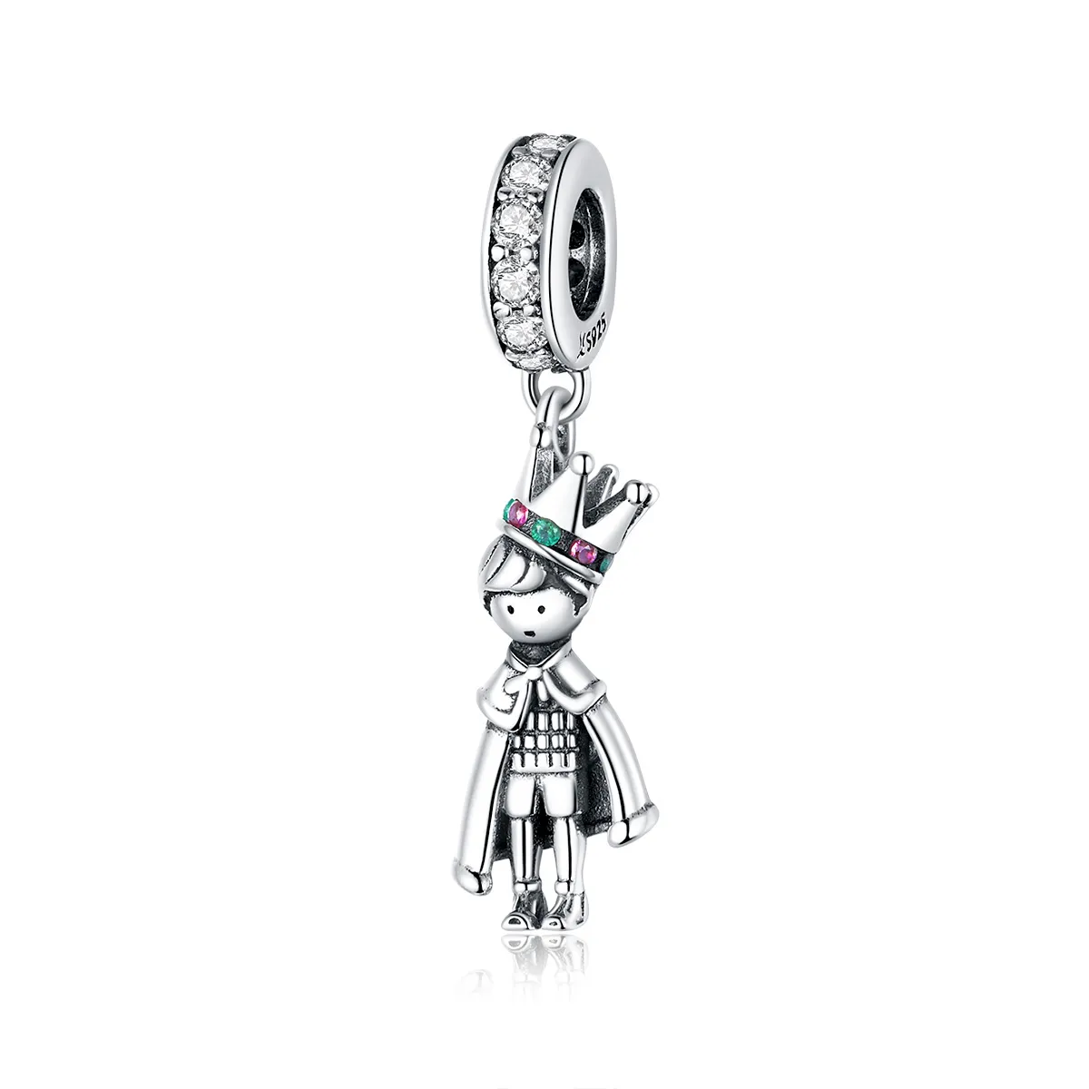 pandora style silver prince of the sea dangle scc1584