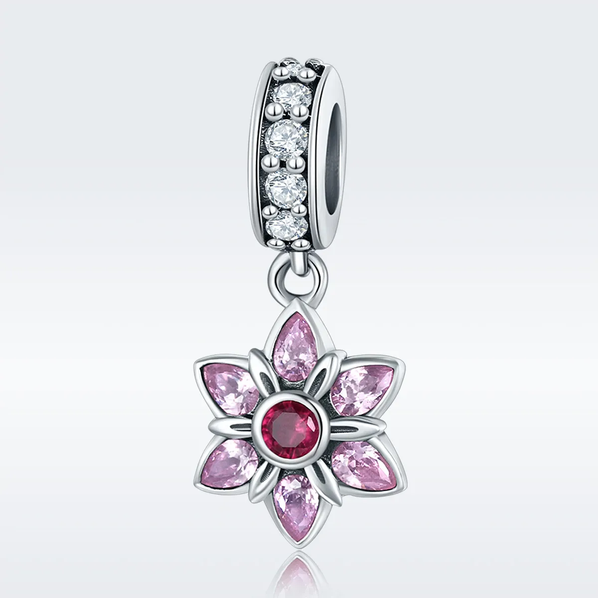Pandora Style Silver The Dance of Flowers Dingle - SCC840