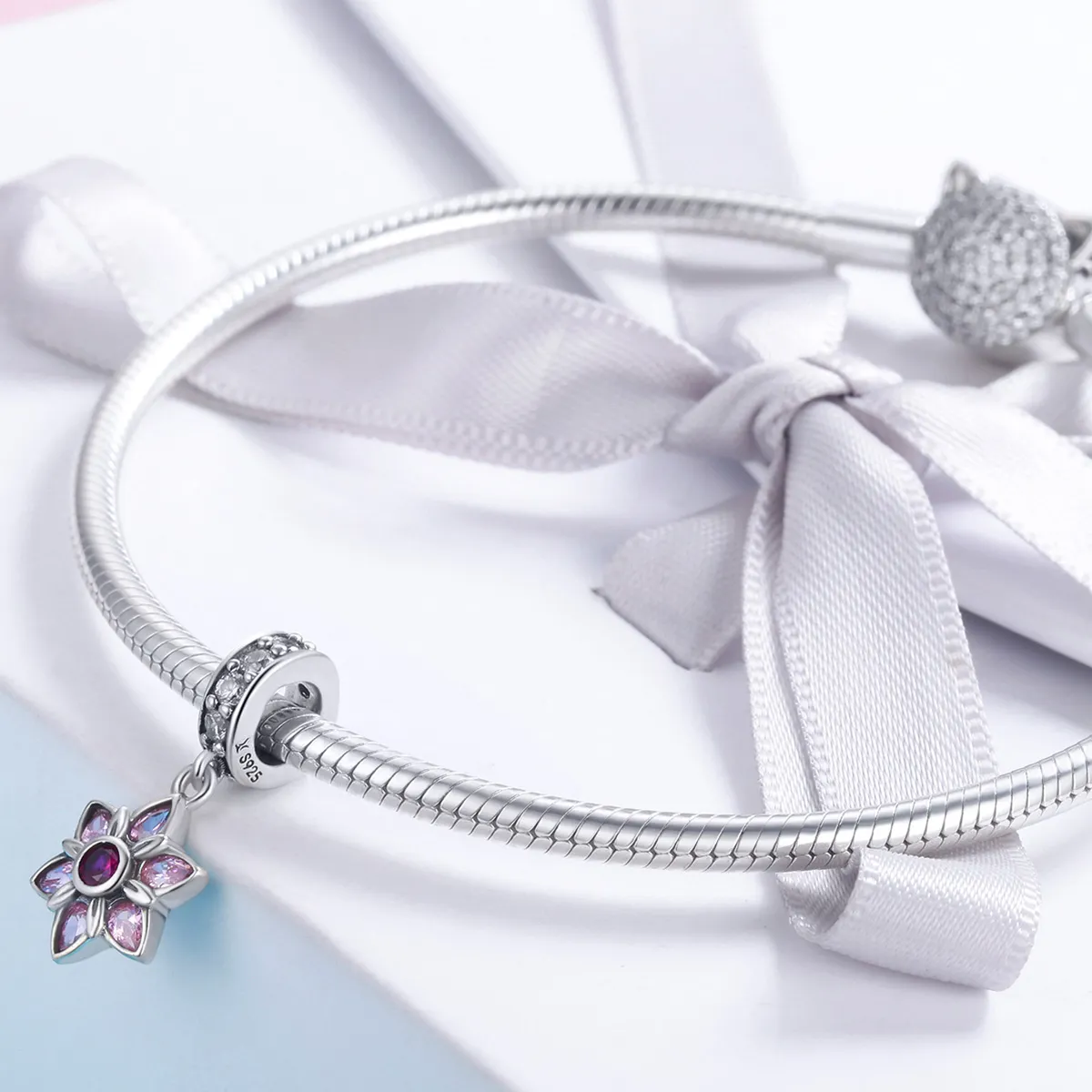 Pandora Style Silver The Dance of Flowers Dingle - SCC840