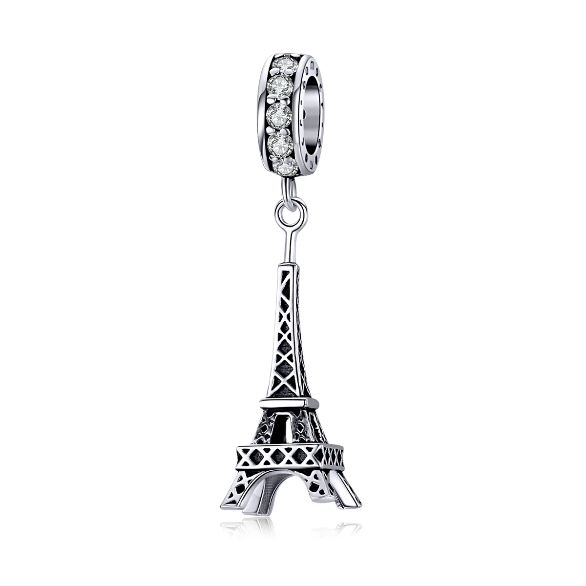 pandora style sølv paris eiffeltårnet dangle bsc154