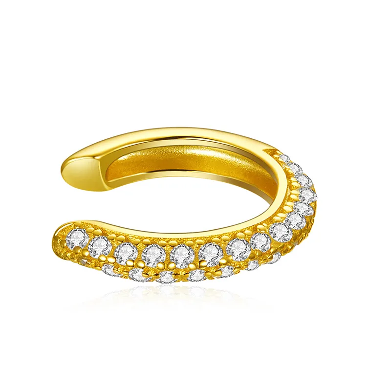pandora style 18 karat gullbelagt enkel øreklemme sce996 b