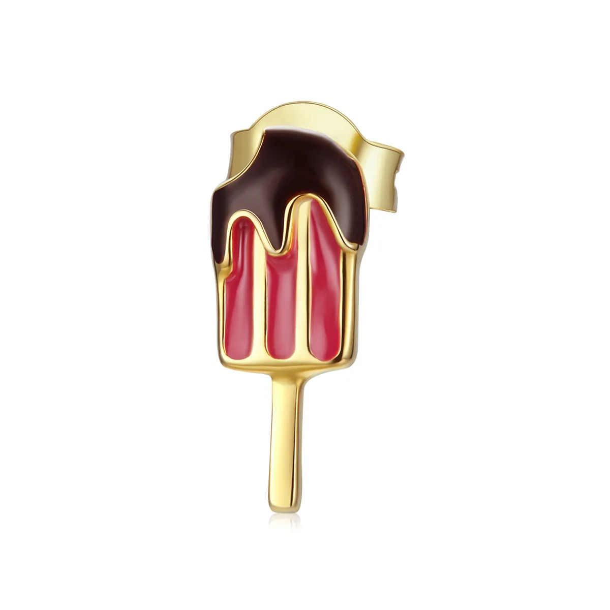 pandora style 18 karat gullbelagte popsicle øredobber sce1164