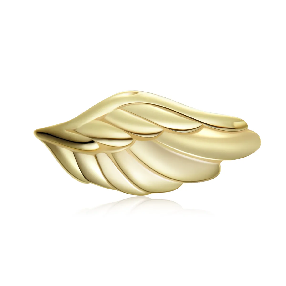 pandora style 18 karat gullbelagte vinge øredobber sce1092