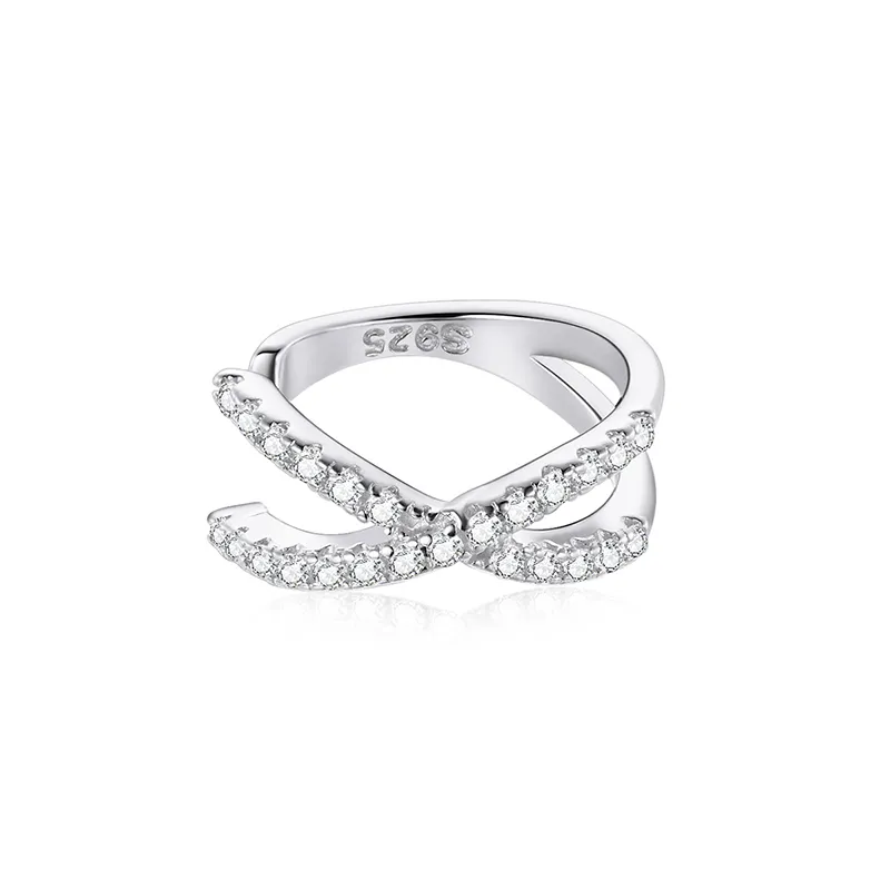 pandora style silver cross ear clip sce997 a
