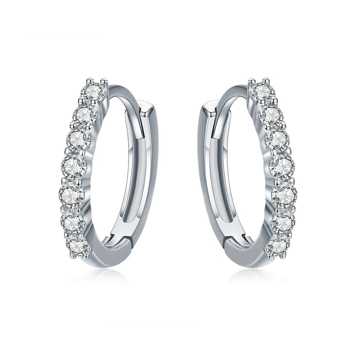 pandora style silver declaration of grace hoop øredobber sce351 1h