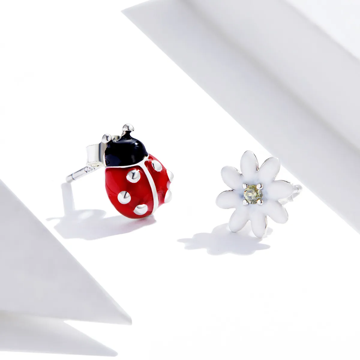 Pandora Style Silver Garden Alves Stud øredobber - SCE917