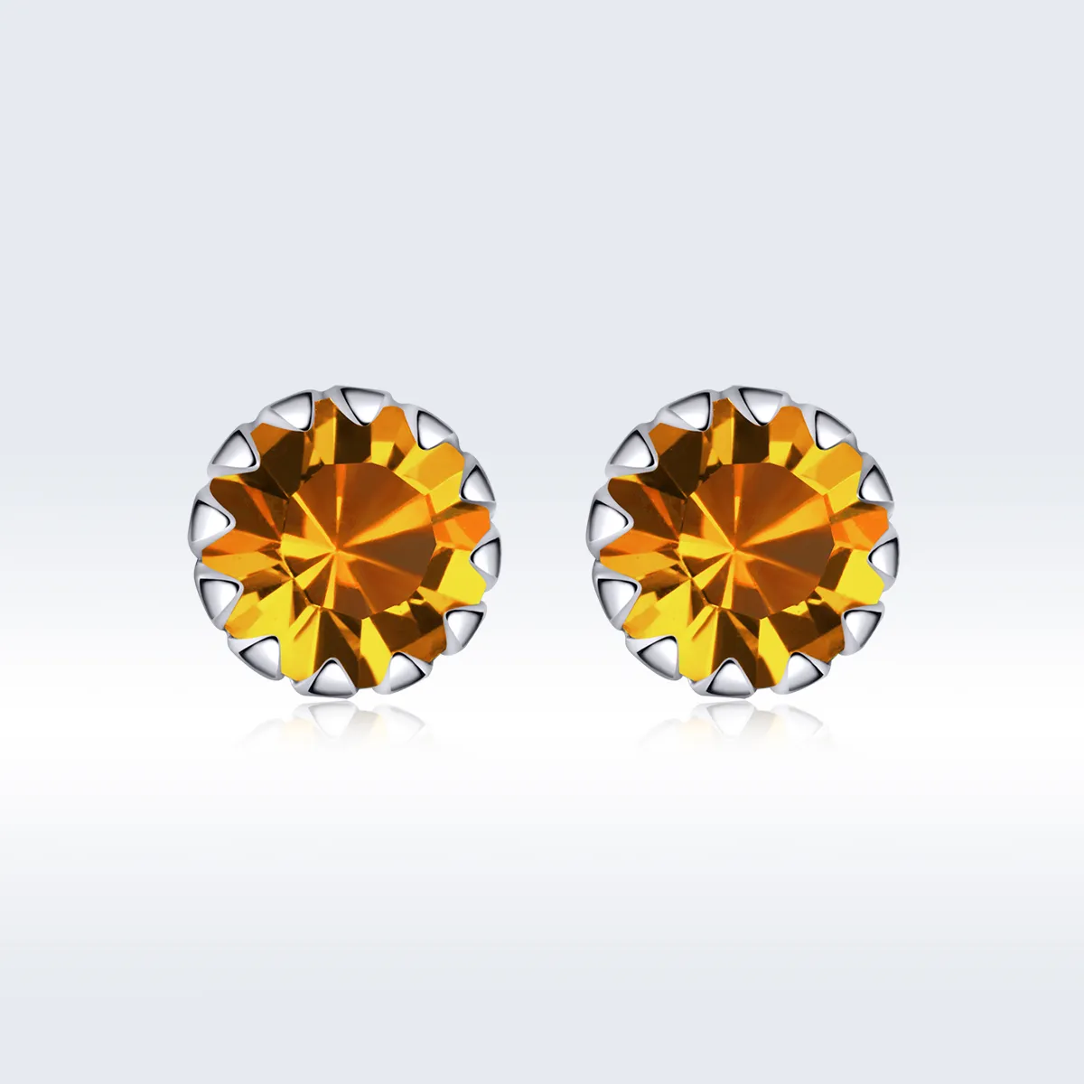 Pandora Style Sølv Birthstone November Stud øredobber - SCE862-11