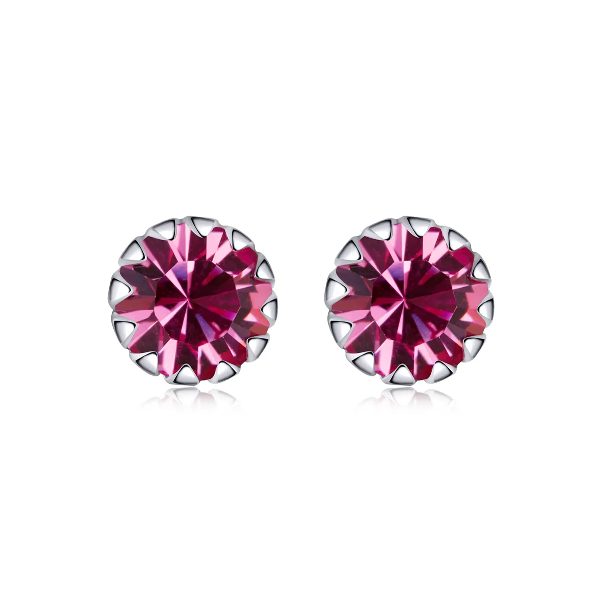 pandora style sølv birthstone oktober ørepynt sce862 10