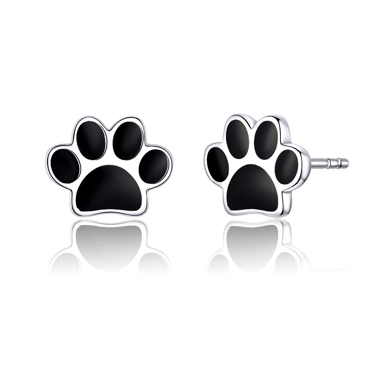 pandora style sølv lovely claws stud øredobber sce757
