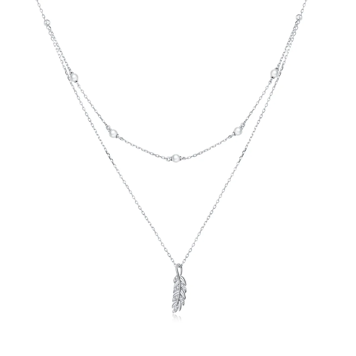 pandora style silver shiny wheat anheng halskjede bsn208