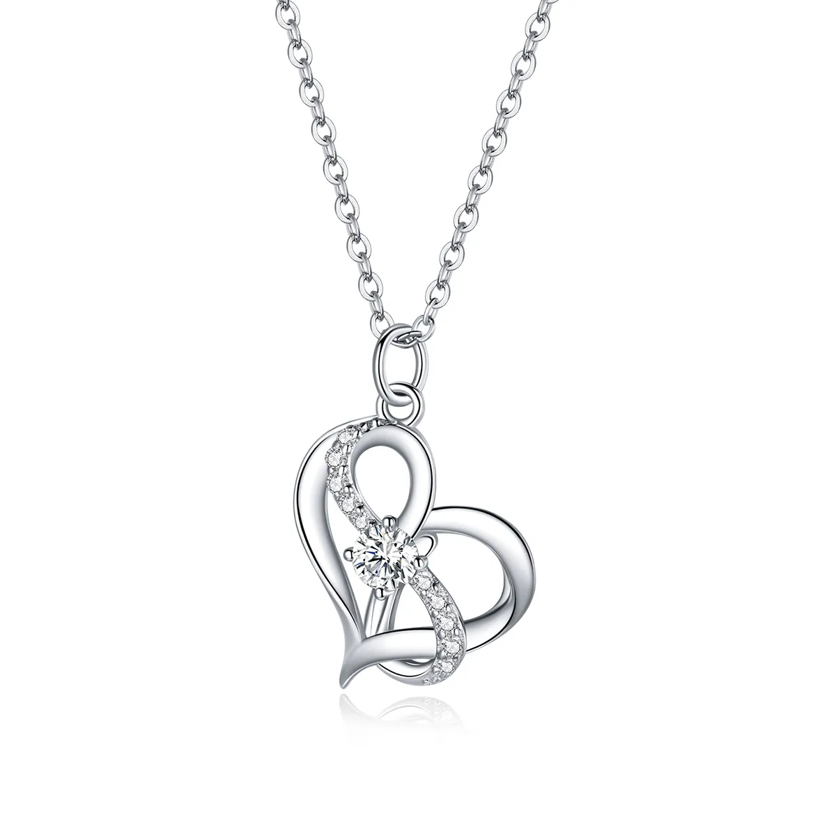 pandora style silver together forever anheng halskjede scn442