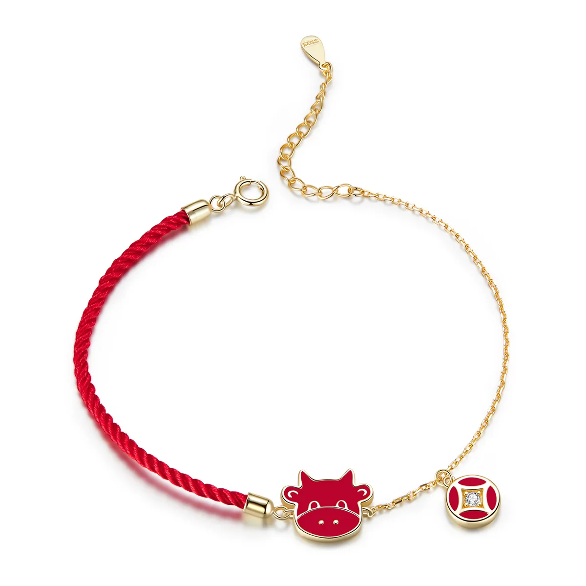 pandora style taurus armbånd scb207