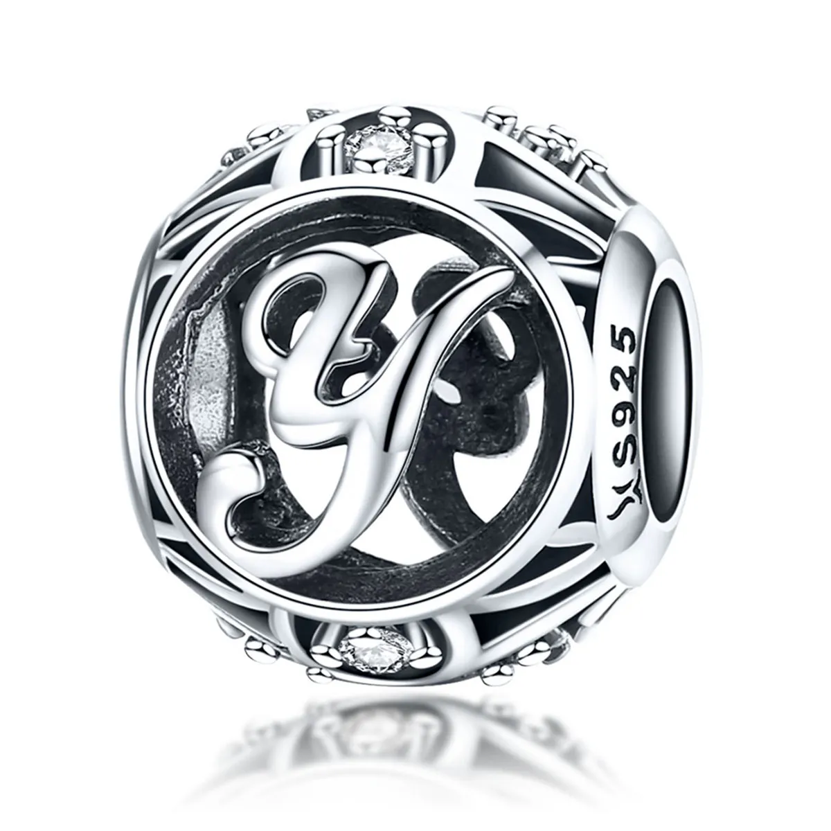 pandora style letter y charm scc738 y