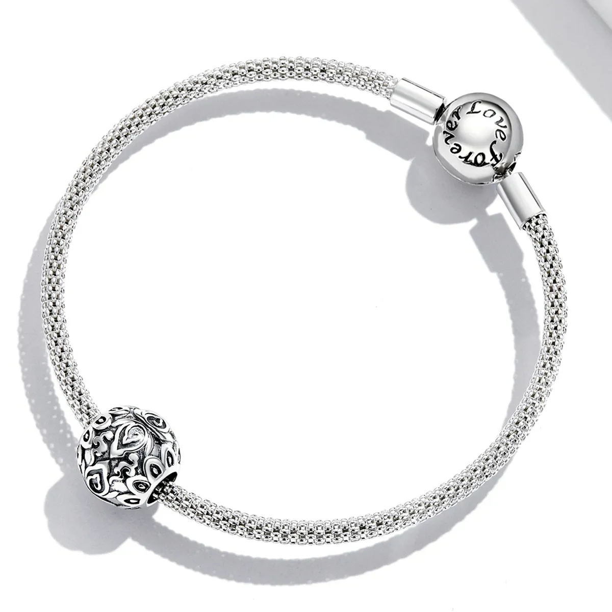 Pandora Style Sittende Buddha og Lotus Charm - SCC2168