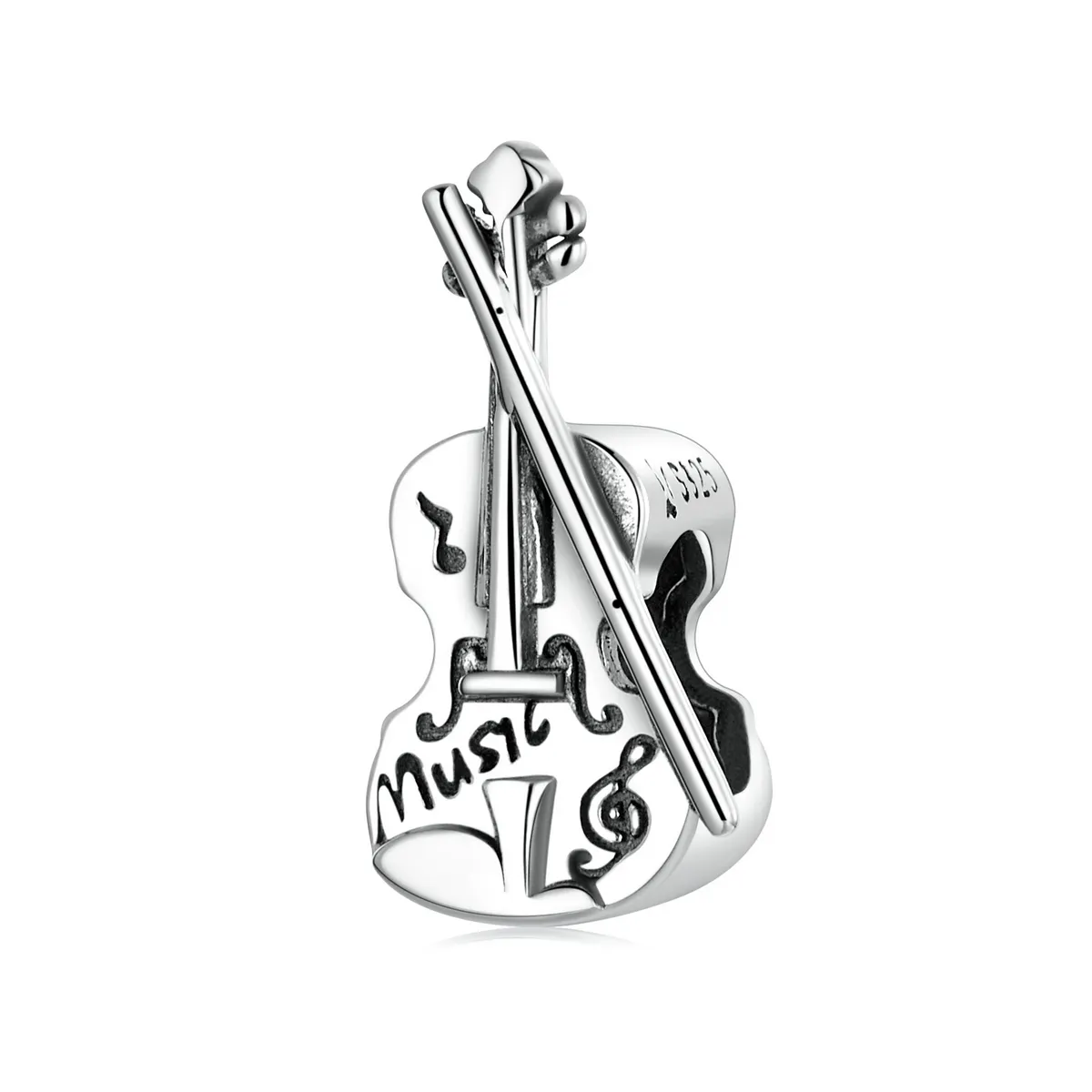 pandora style vintage fiolin charm scc2077