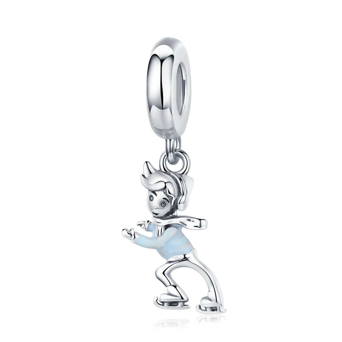 Pandora Style Little Boy Ski Dingle - SCC1352