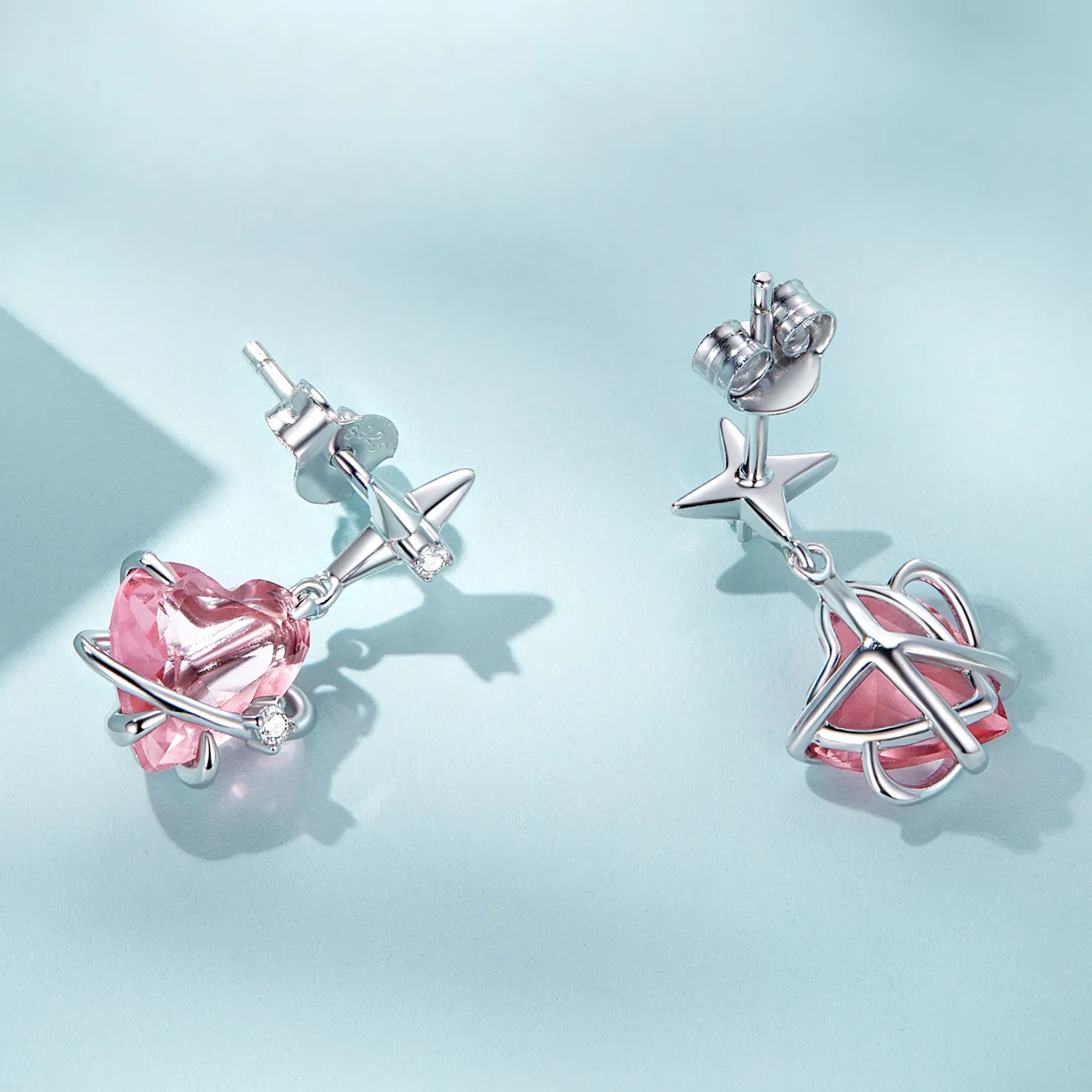 Pandora Style Girl Planet Hengende øredobber - SCE1502
