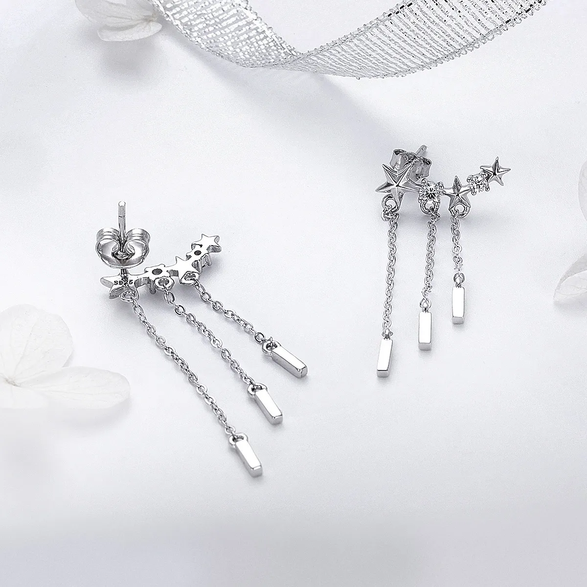 Pandora Style Meteor Love hengende øredobber - SCE399