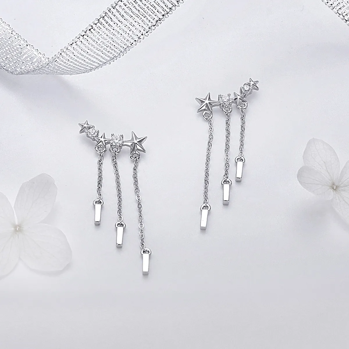 Pandora Style Meteor Love hengende øredobber - SCE399