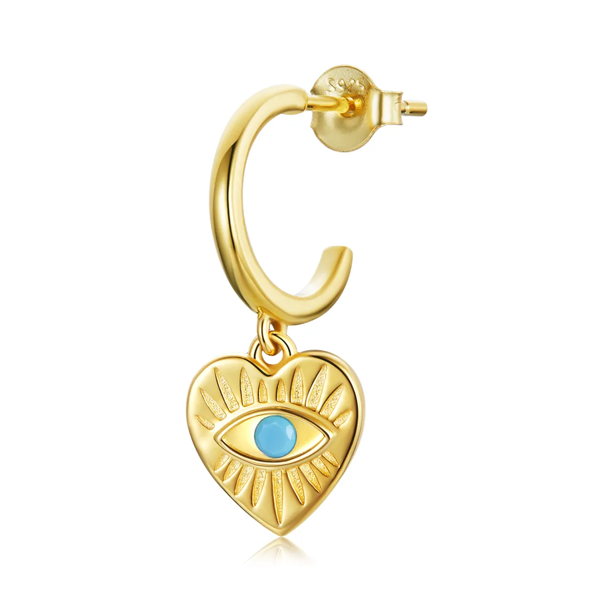 Pandora Style Mysterious Spain - Lucky Heart Hengende øredobber - SCE1141