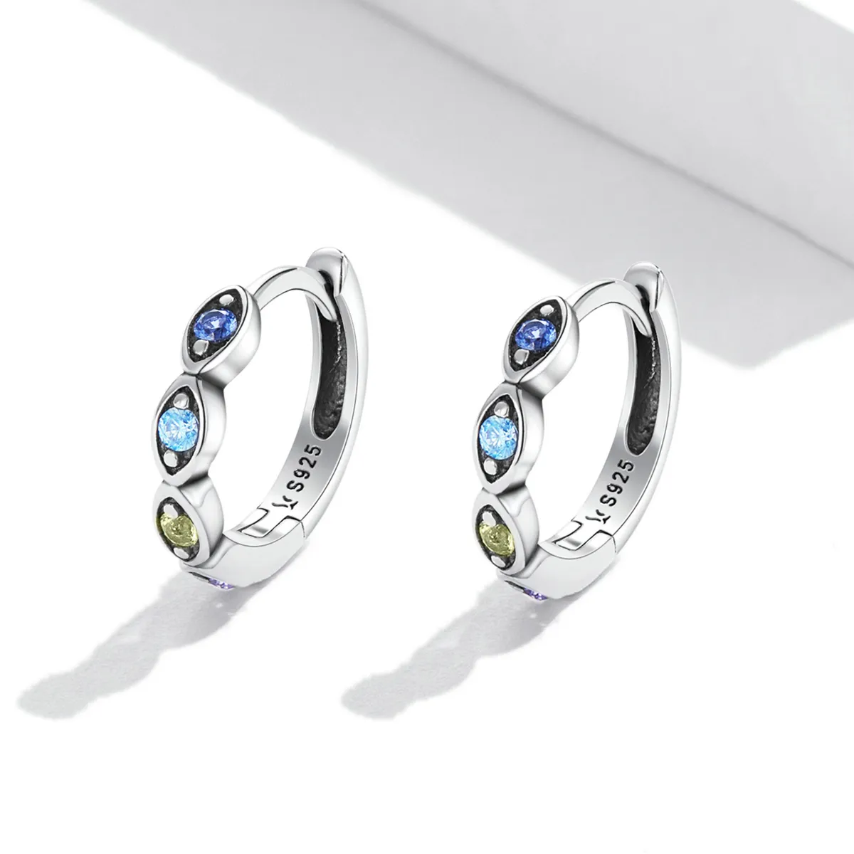 Pandora Style Devil Eye Hoop øredobber - SCE1358