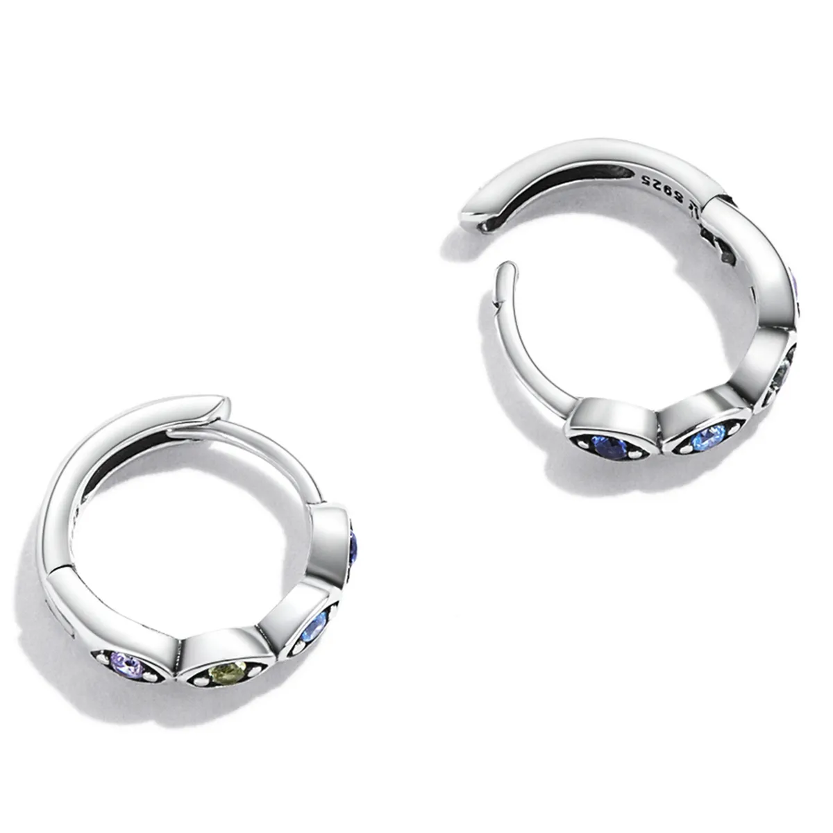 Pandora Style Devil Eye Hoop øredobber - SCE1358